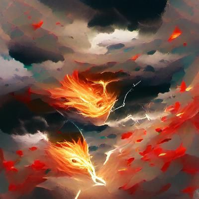 A storm of fire