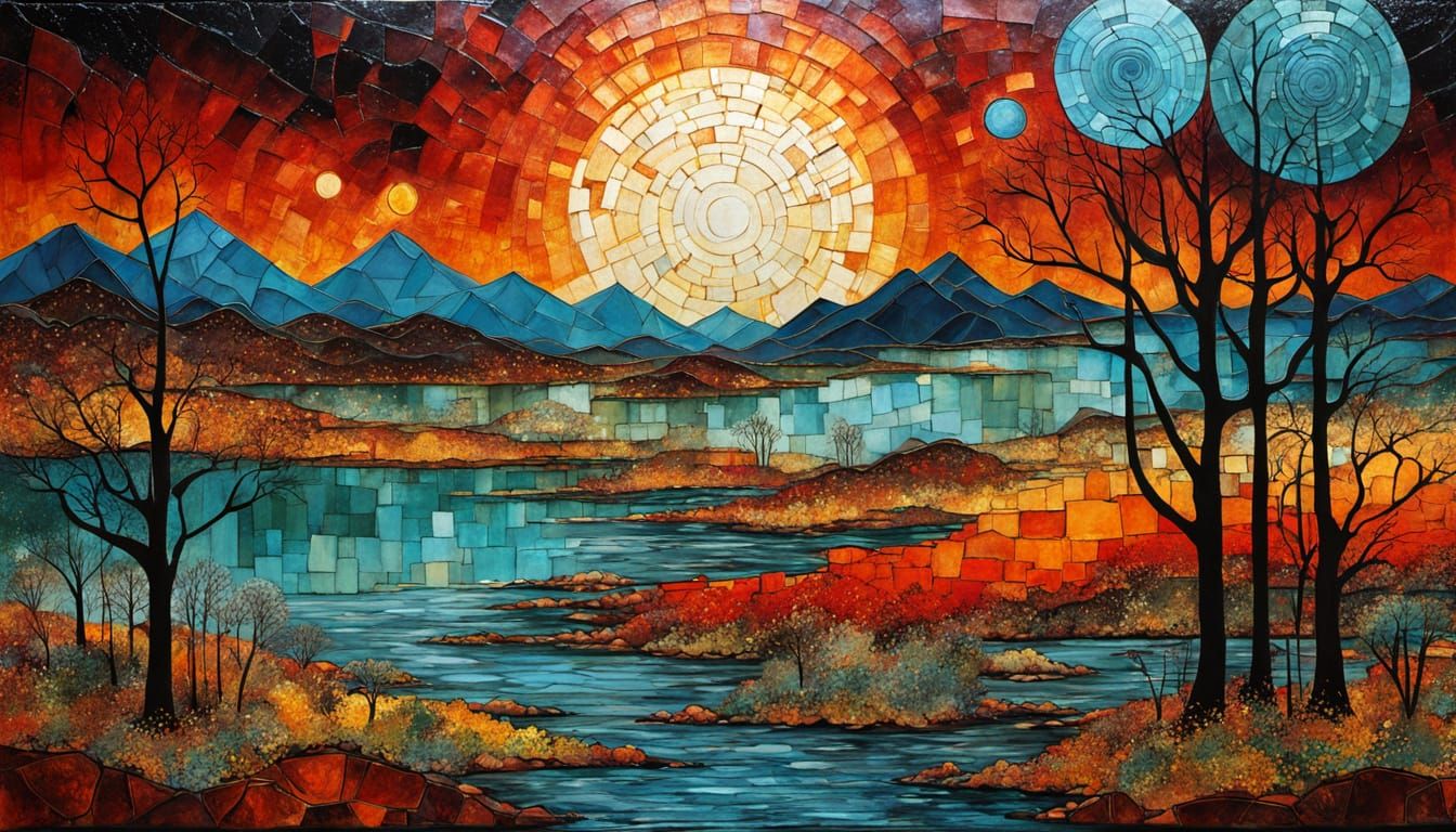 The Cracked Land  by @Doomblob