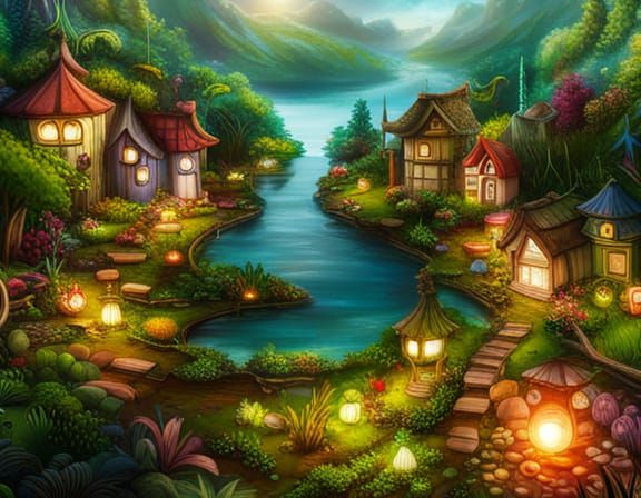 Fairy Forest - AI Generated Artwork - NightCafe Creator