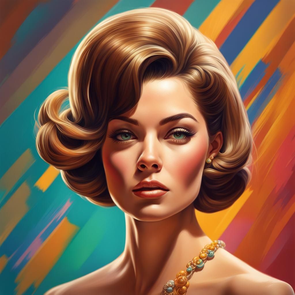 1960s female - AI Generated Artwork - NightCafe Creator