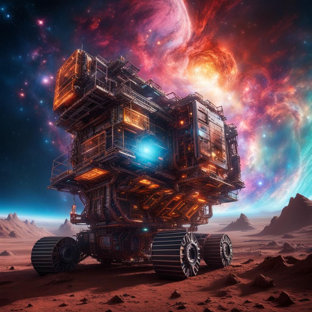 Space Rover AI Generated Artwork NightCafe Creator