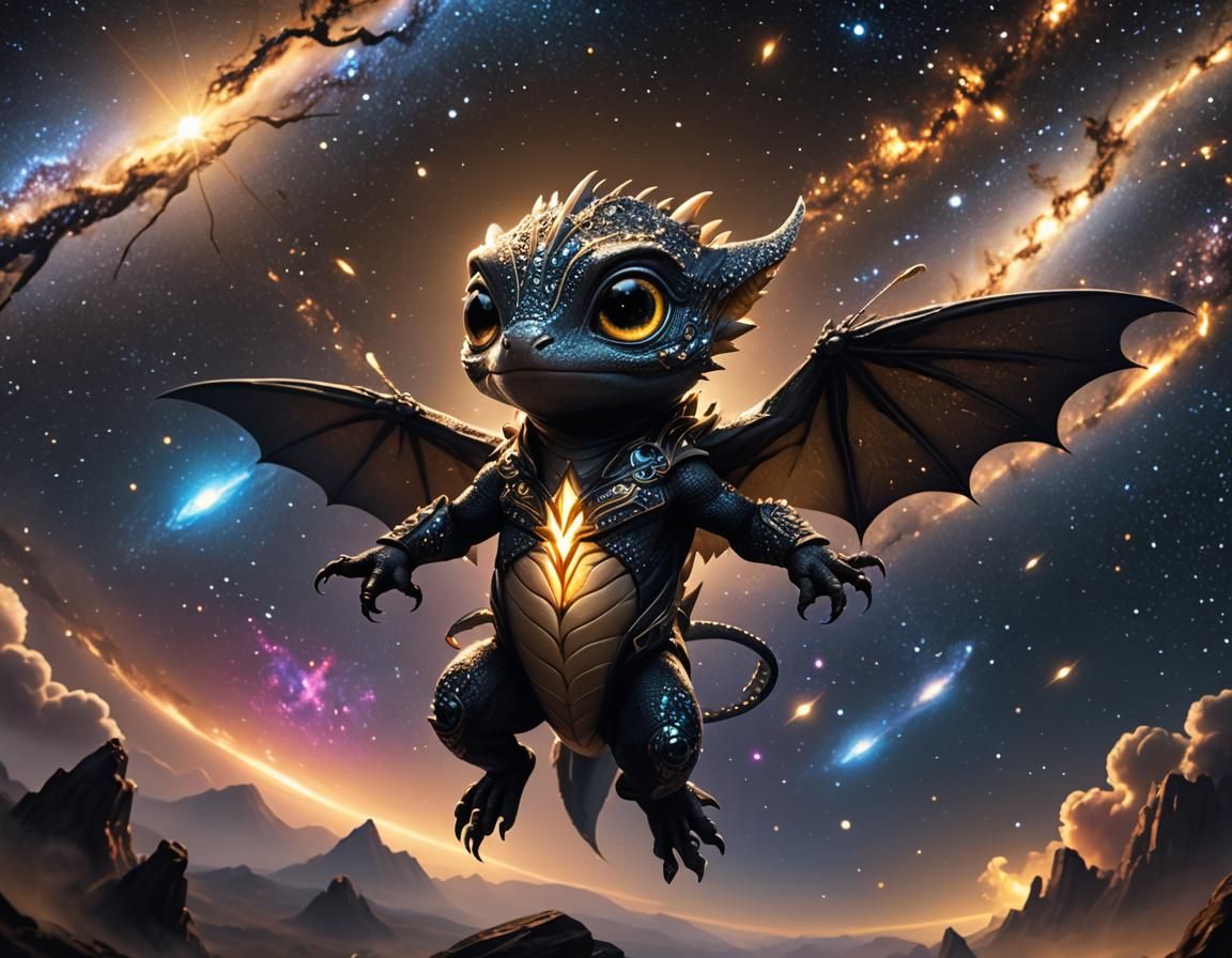Baby intergalactic dragon