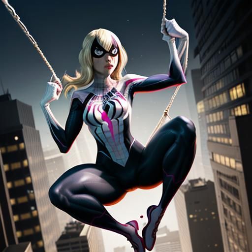 Spider-Gwen - AI Generated Artwork - NightCafe Creator