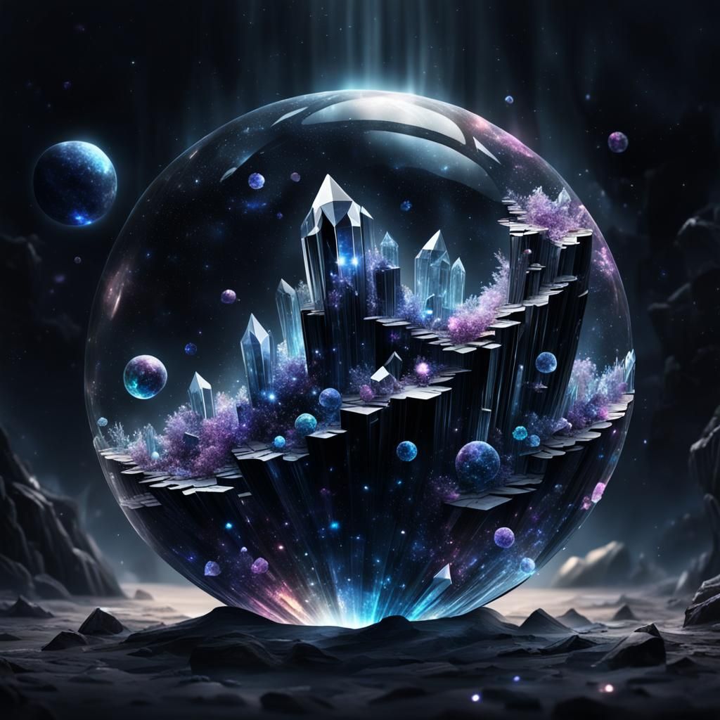 Universe made of crystal