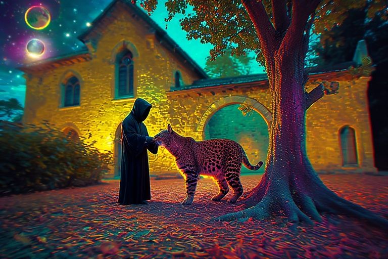 the mandel pea experiment, but it's meatfruit