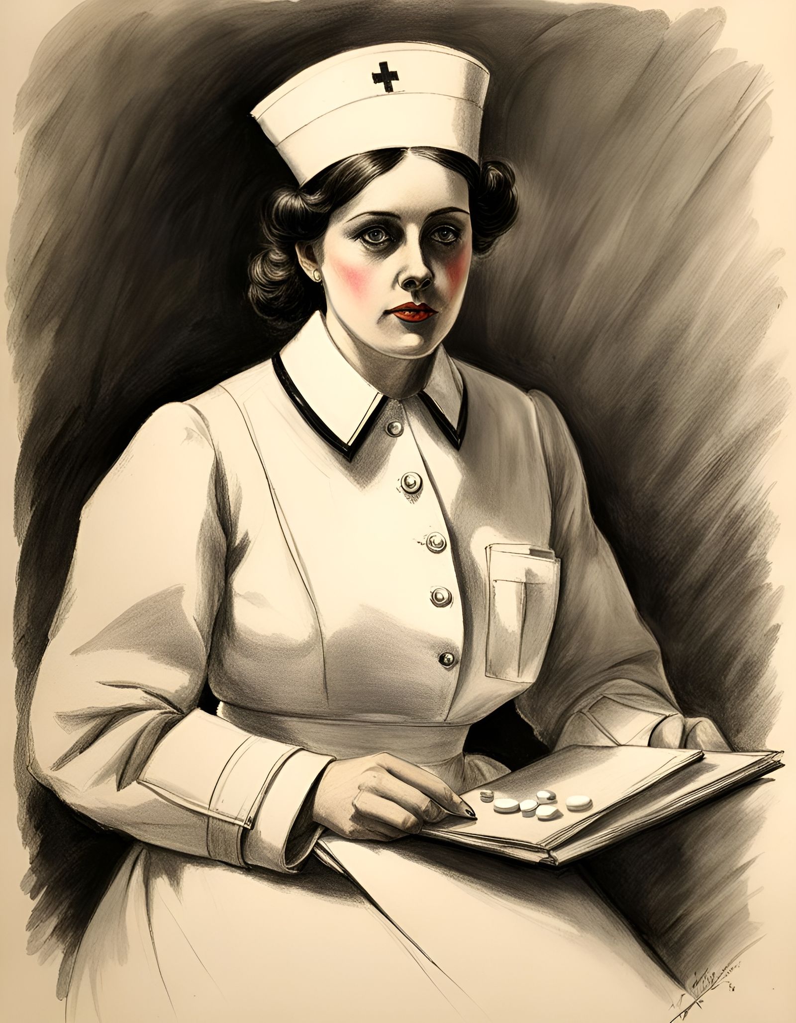 Nurse Has the Pills