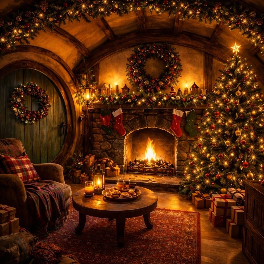 Hobbit Christmas  by @Mike Ritchie