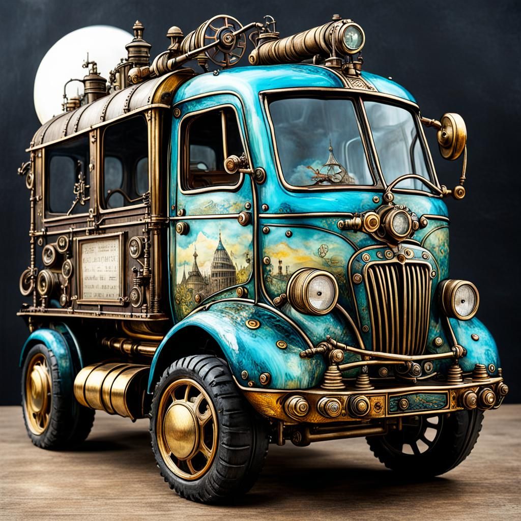 Steampunk Truck   by @AlfredStephen