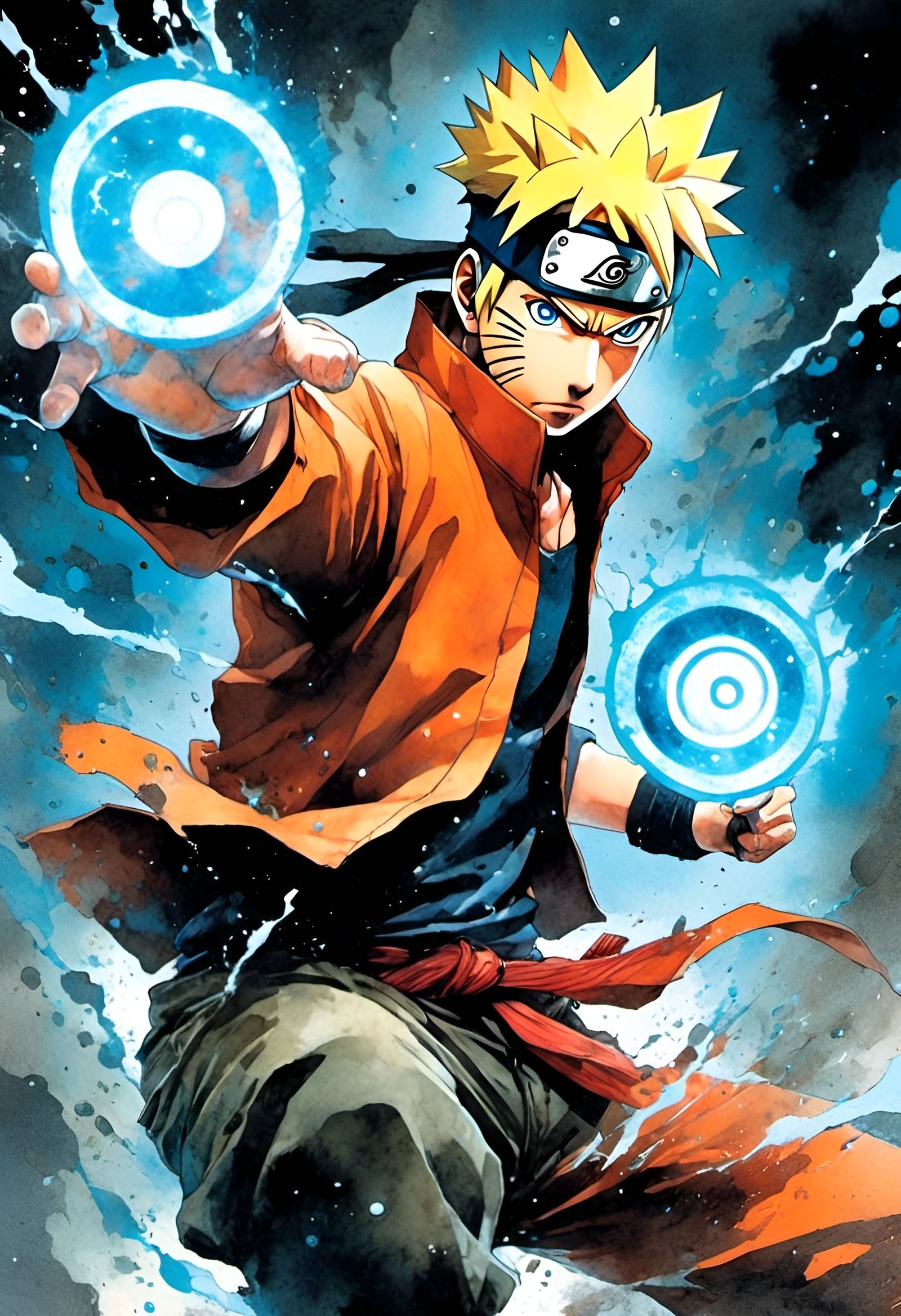 Naruto Rasengan - AI Generated Artwork - NightCafe Creator