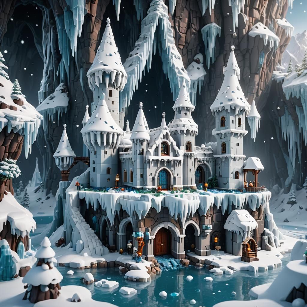 Lego ice castle 🧊 🏰