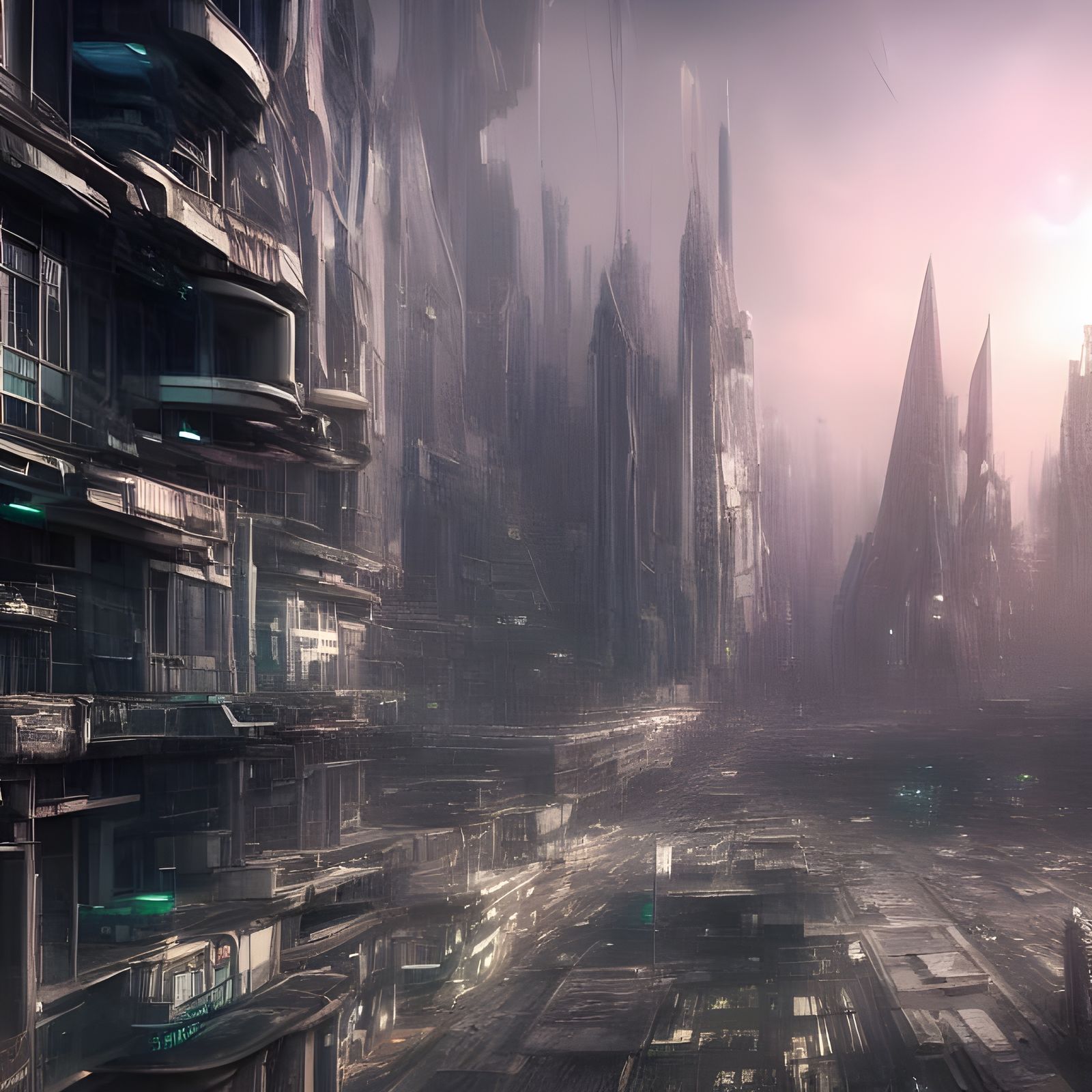 City of Tomorrow III - AI Generated Artwork - NightCafe Creator