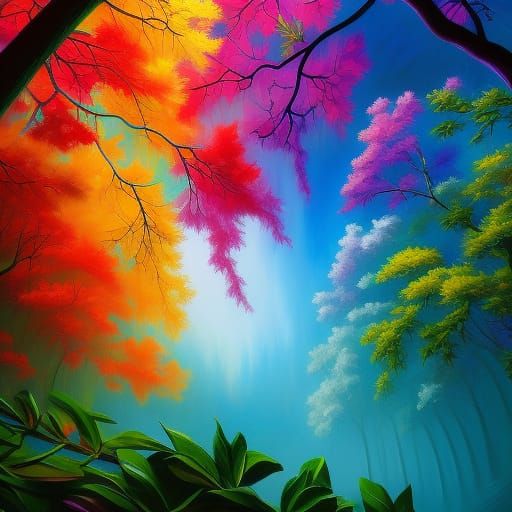 Seasonal Tree  by @Lily_Hana