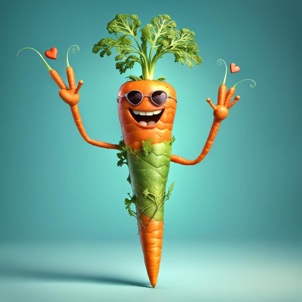 happy carrot <open prompt>  by @ahmadcoins
