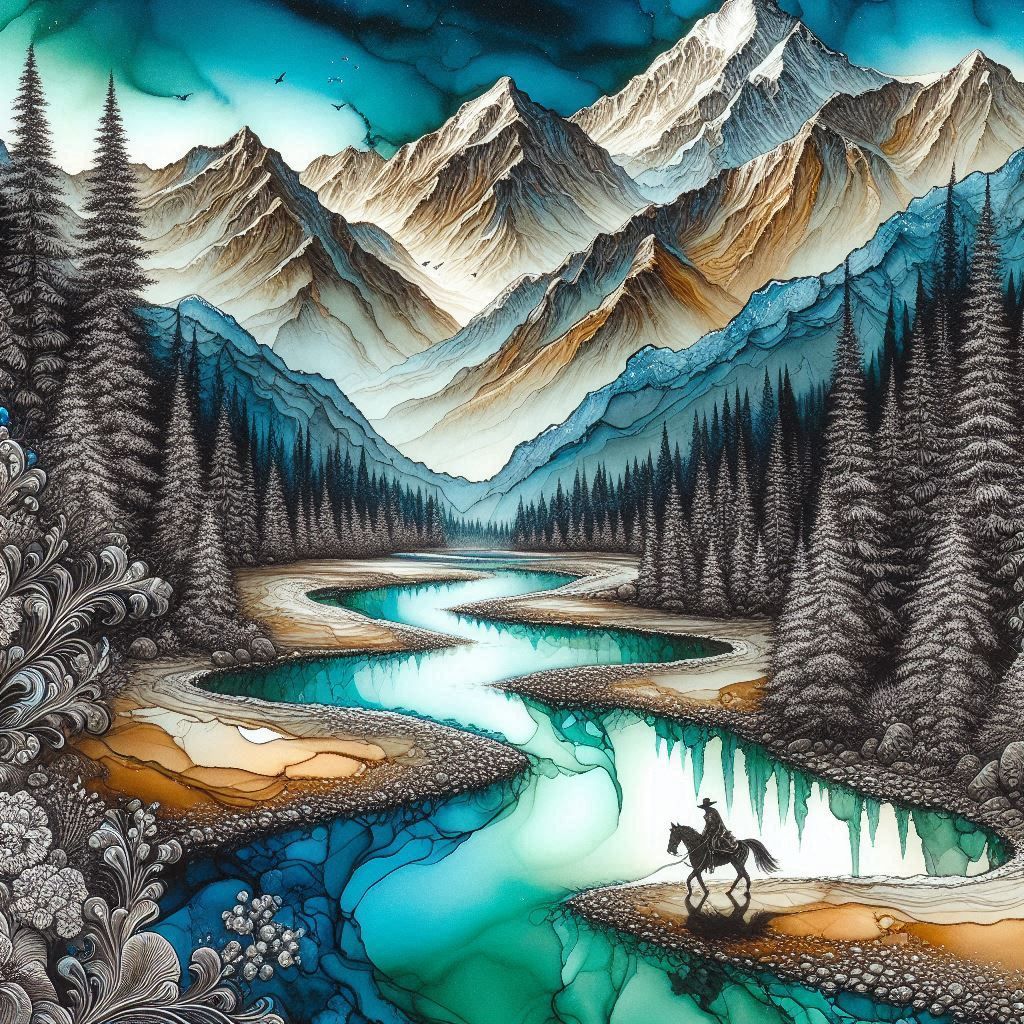 "Go quiet in the mountains ..."