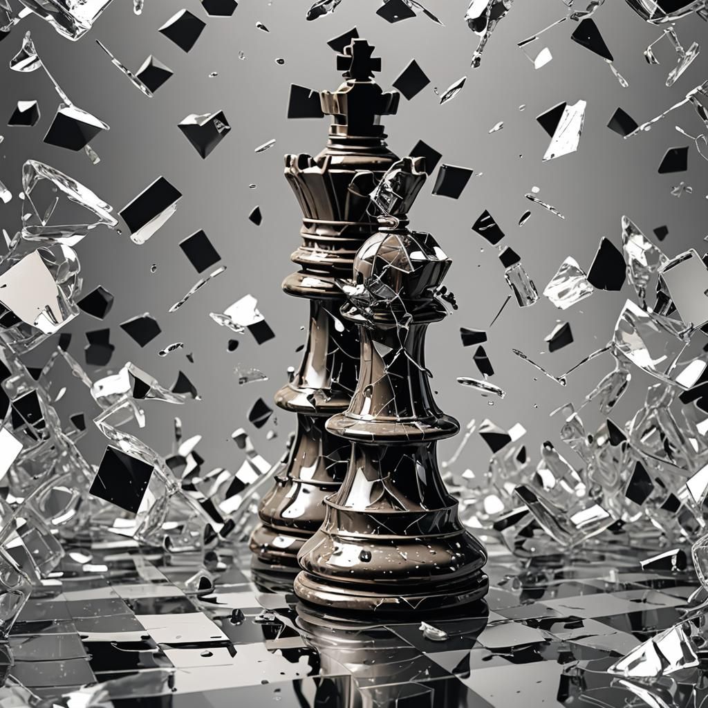 Shattered Chess Piece