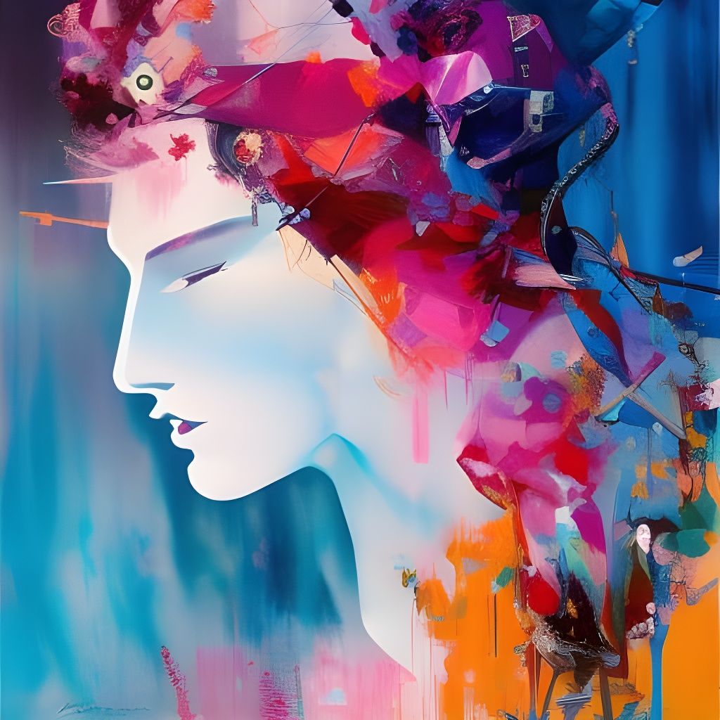 colorful profile art - AI Generated Artwork - NightCafe Creator