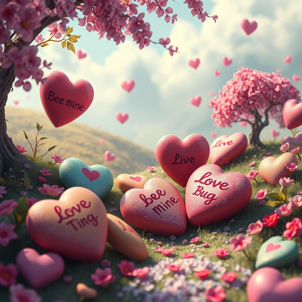 Candy hearts  by @Jamie Sparks