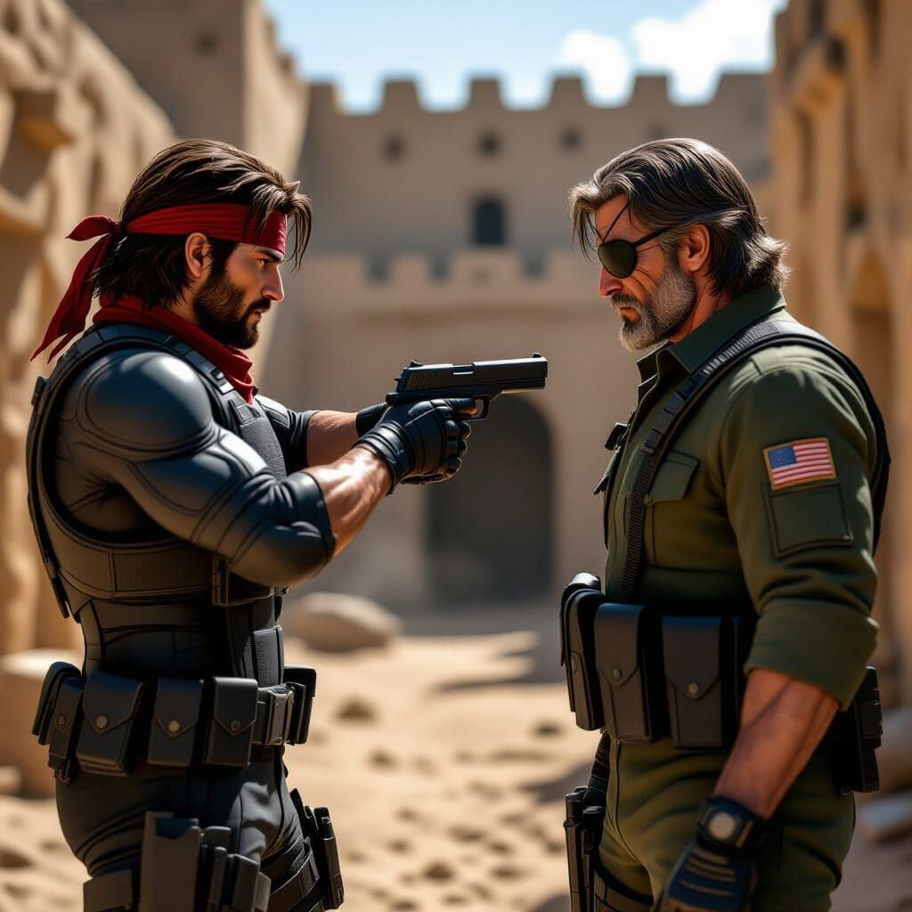 Solid Snake & Big Boss - Metal Gear 2: Solid Snake 