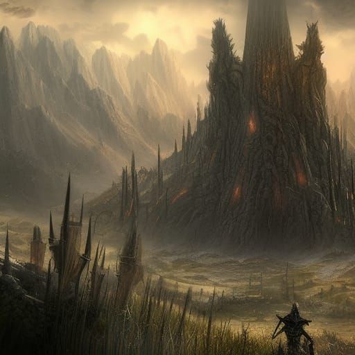 Dark souls landscape - AI Generated Artwork - NightCafe Creator