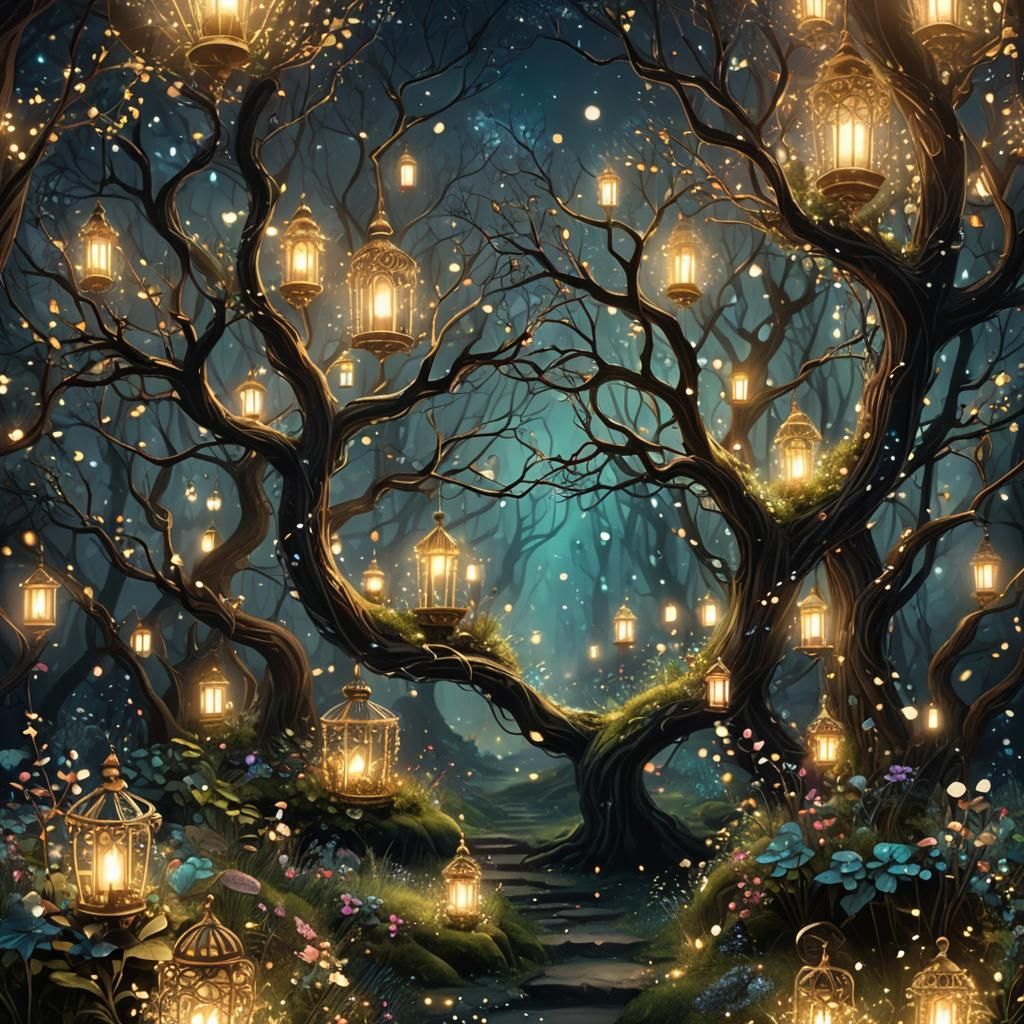 Forêt de lumière  by @Amber