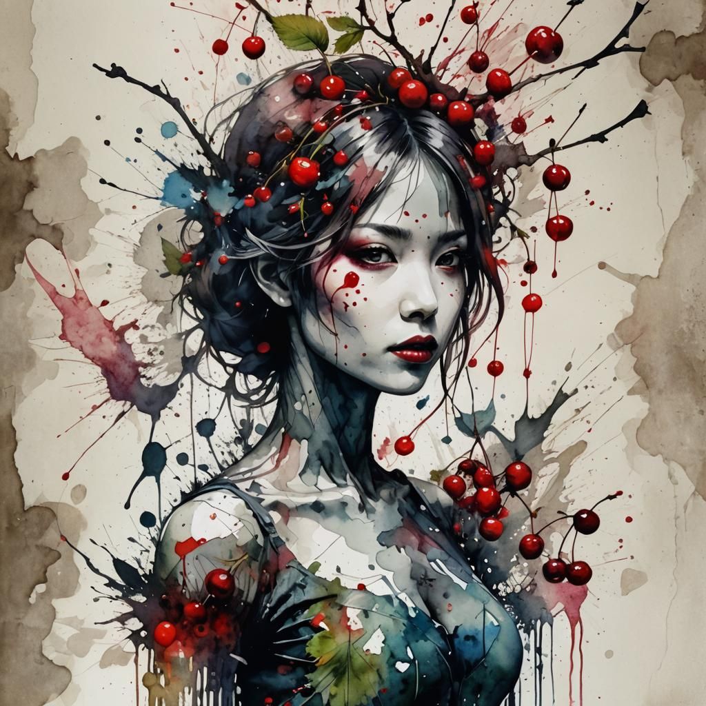 Cherry Ink Girl