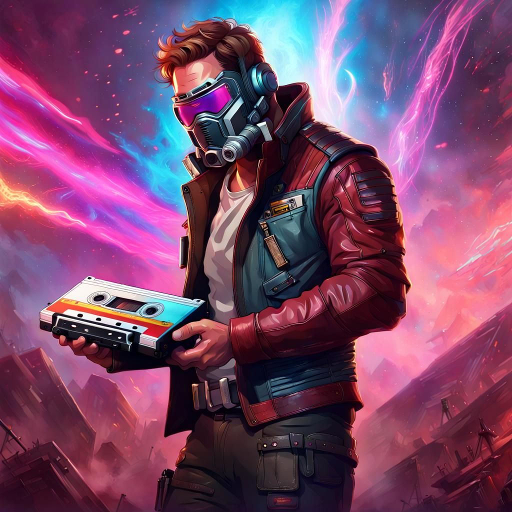 Starlord & Mixed Tapes v39 - AI Generated Artwork - NightCafe Creator