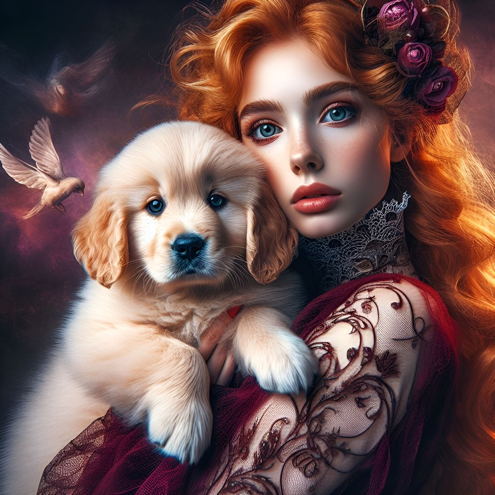Supreme Ethereal Puppy Love 🧡🐕 v3