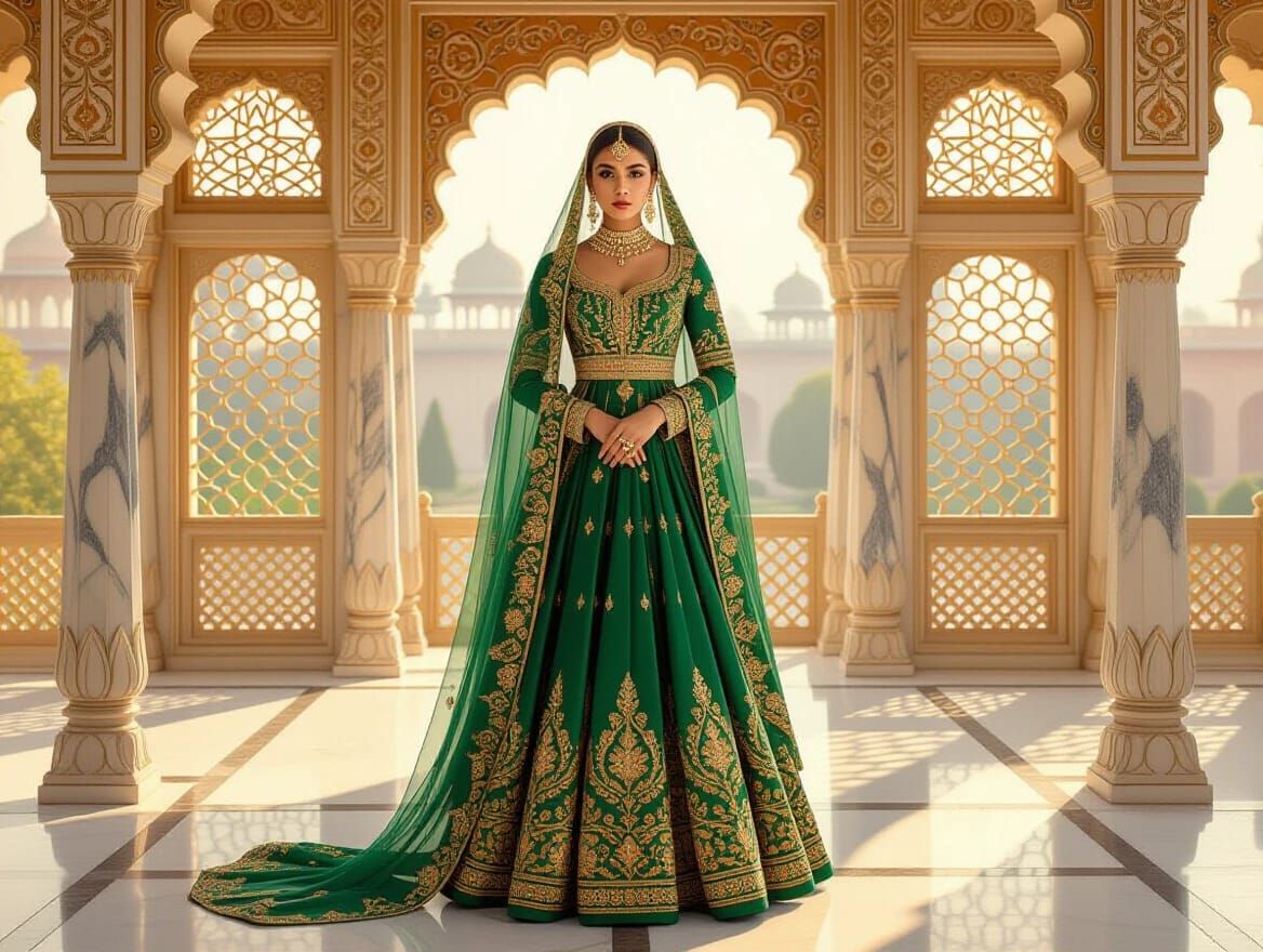 Mughal Queen in the palace