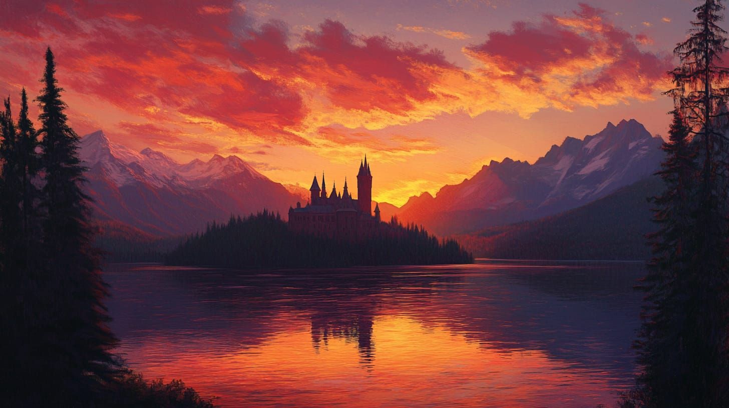 Castle  by @Inkrose115