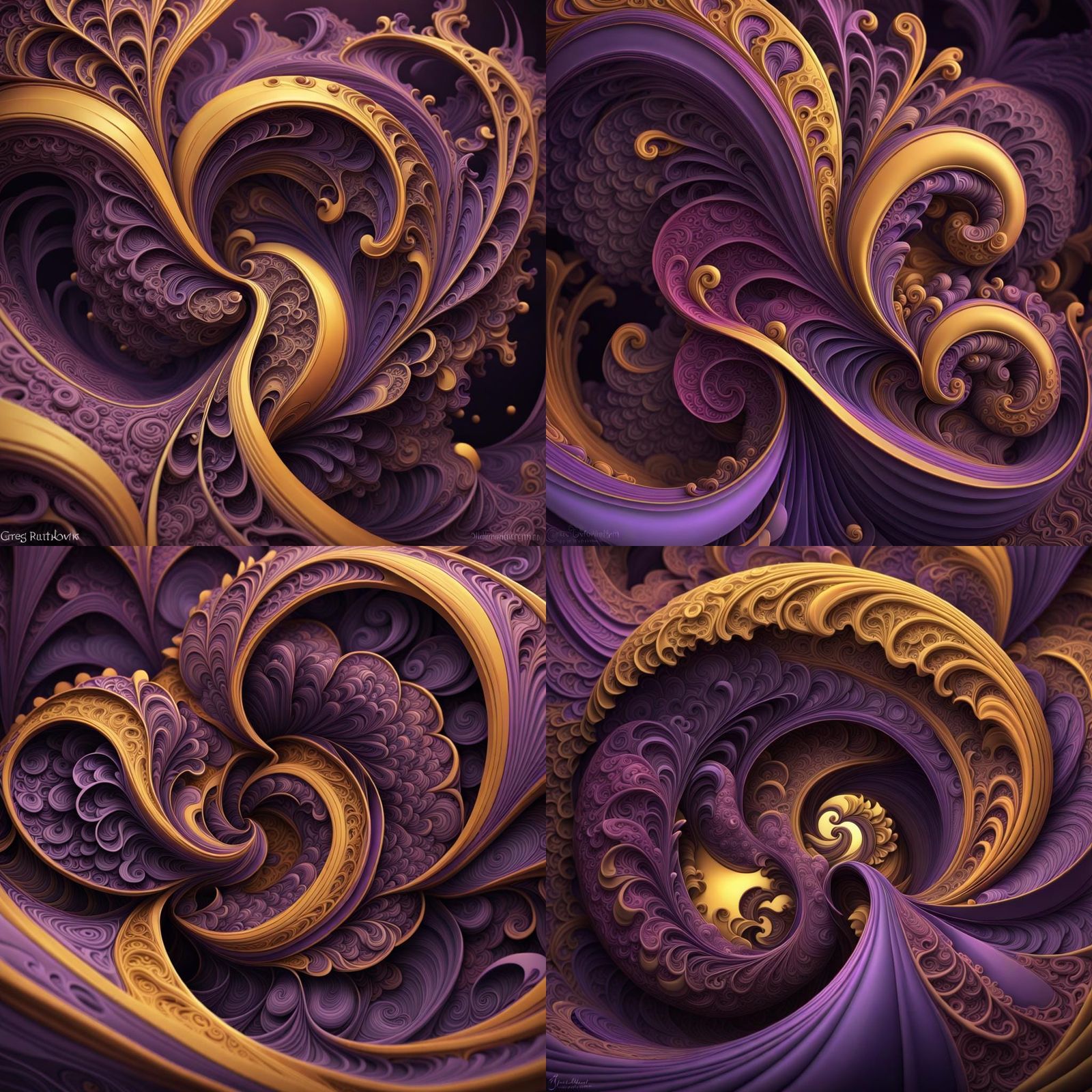 old love abstract vector fractal, wave function, Zentangle, 3d shading