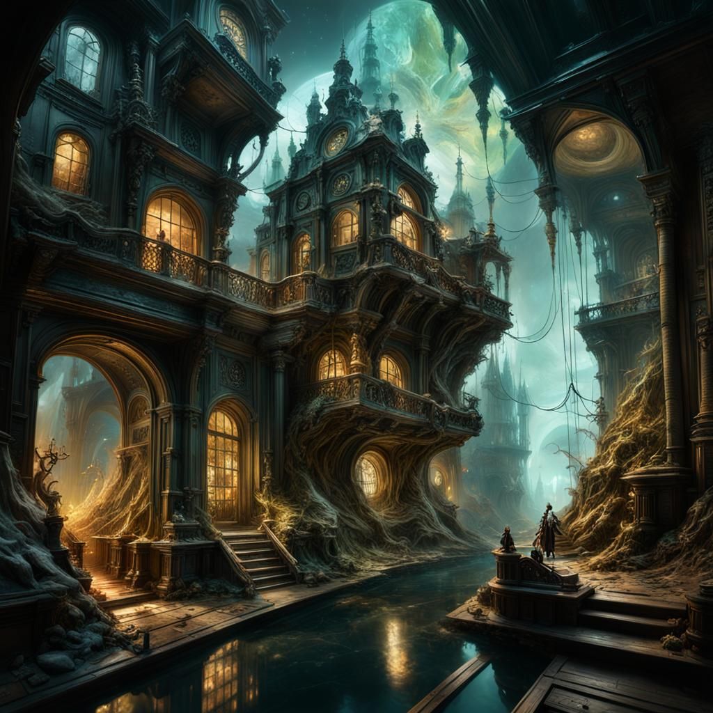 underground world  by @Dahut