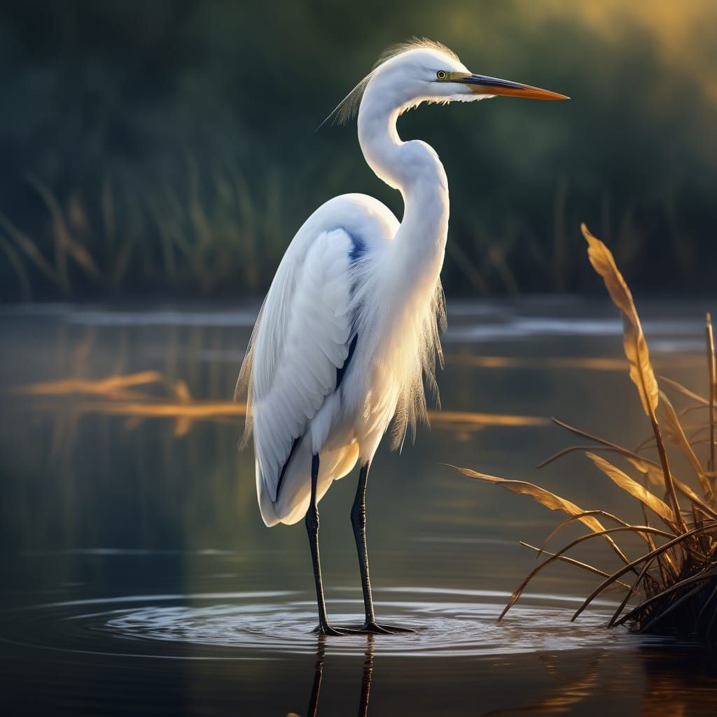 egret  by @Patsy 