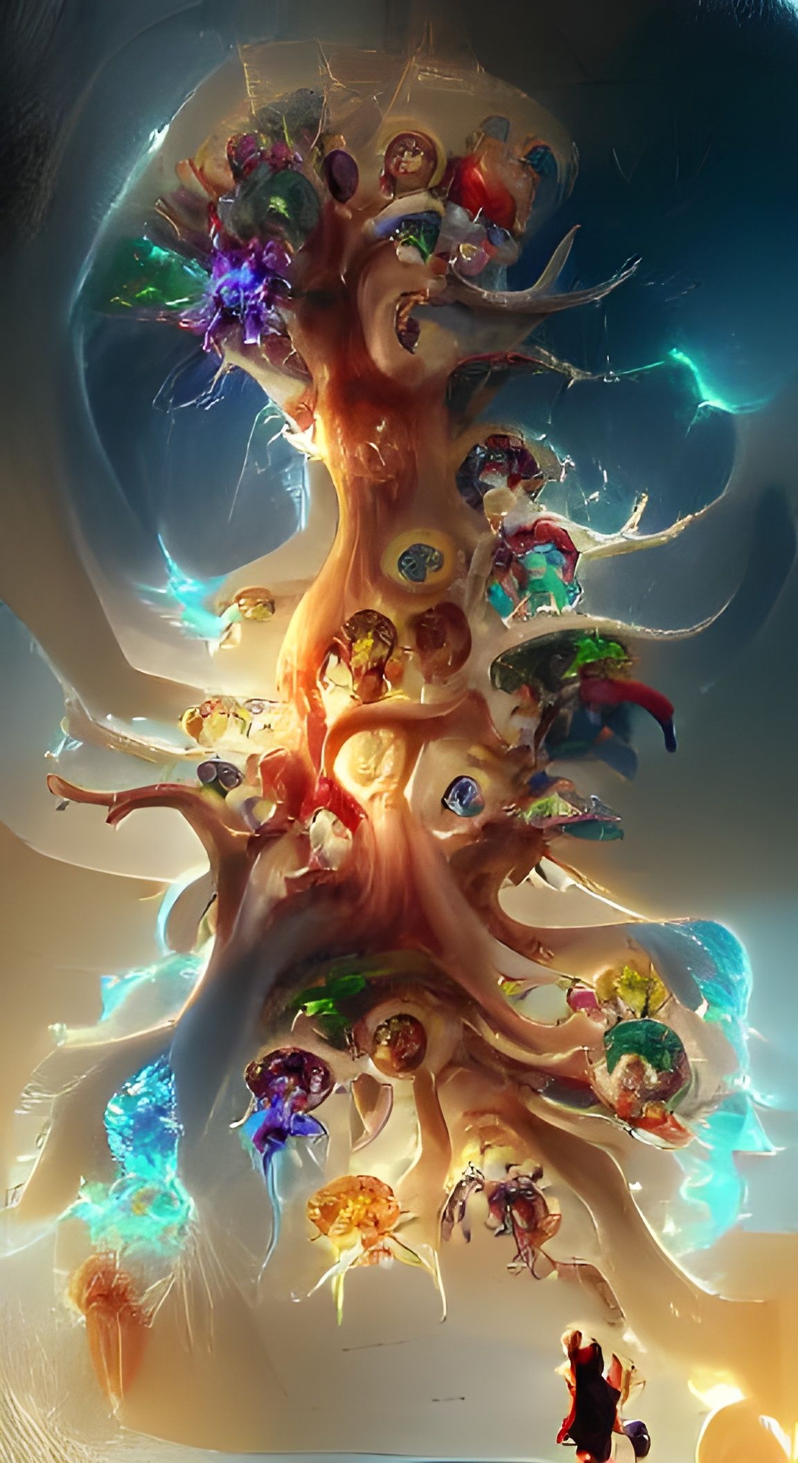 The majestic incredible tree of life