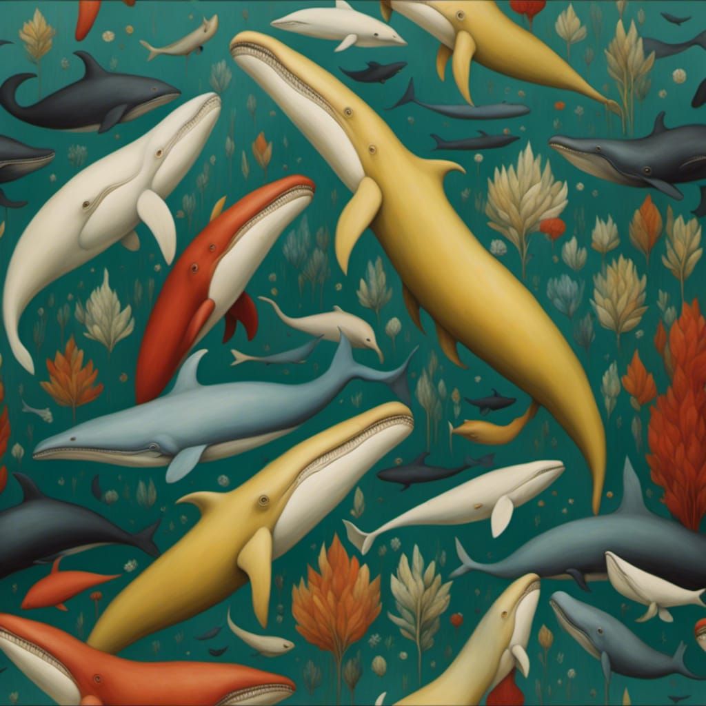 whale<lora:horror metal:0.7><lora:surrealism:0.7>