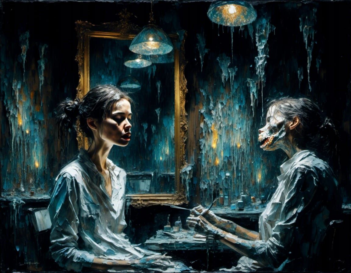 Die junge Frau Zahnarztin