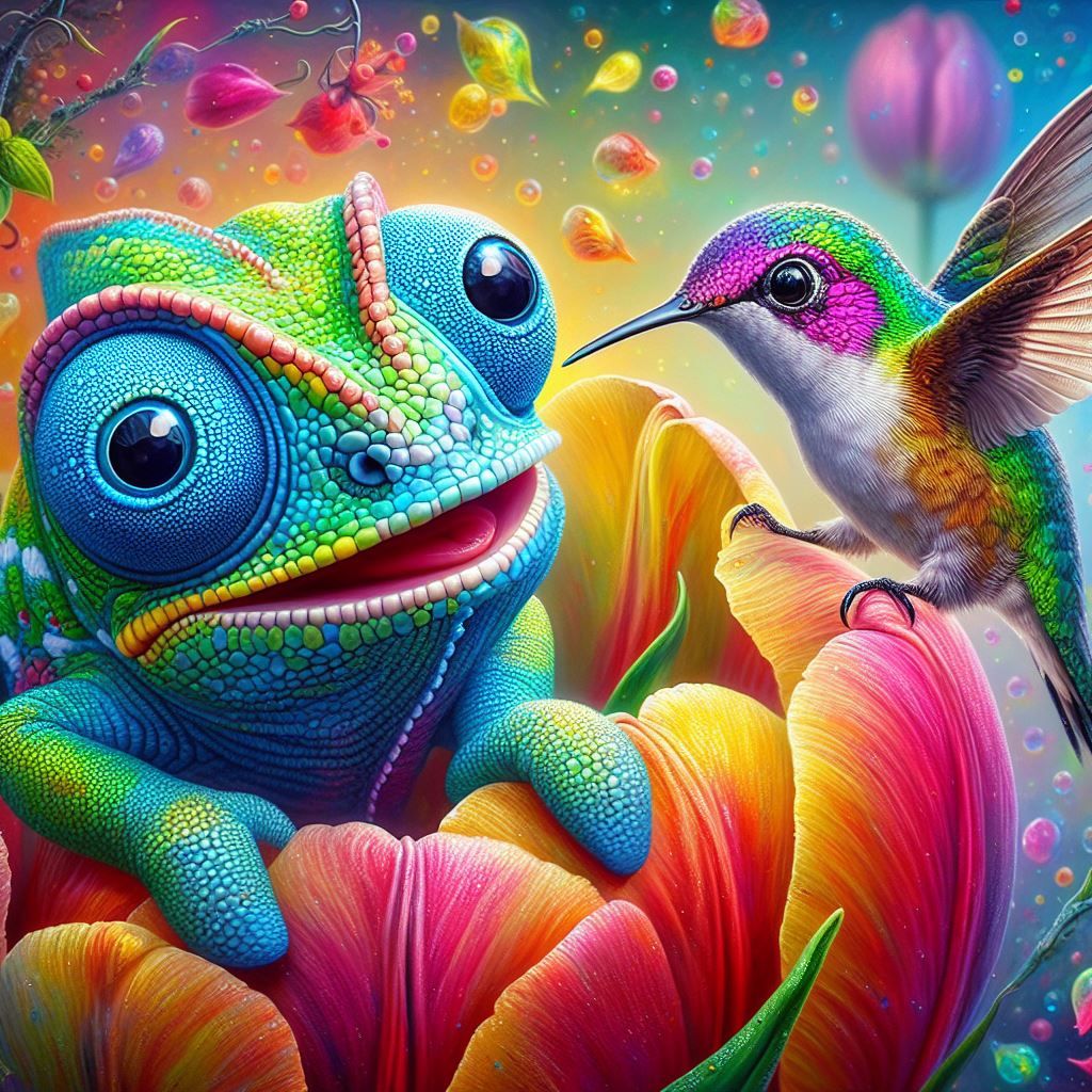 Colorful buddies