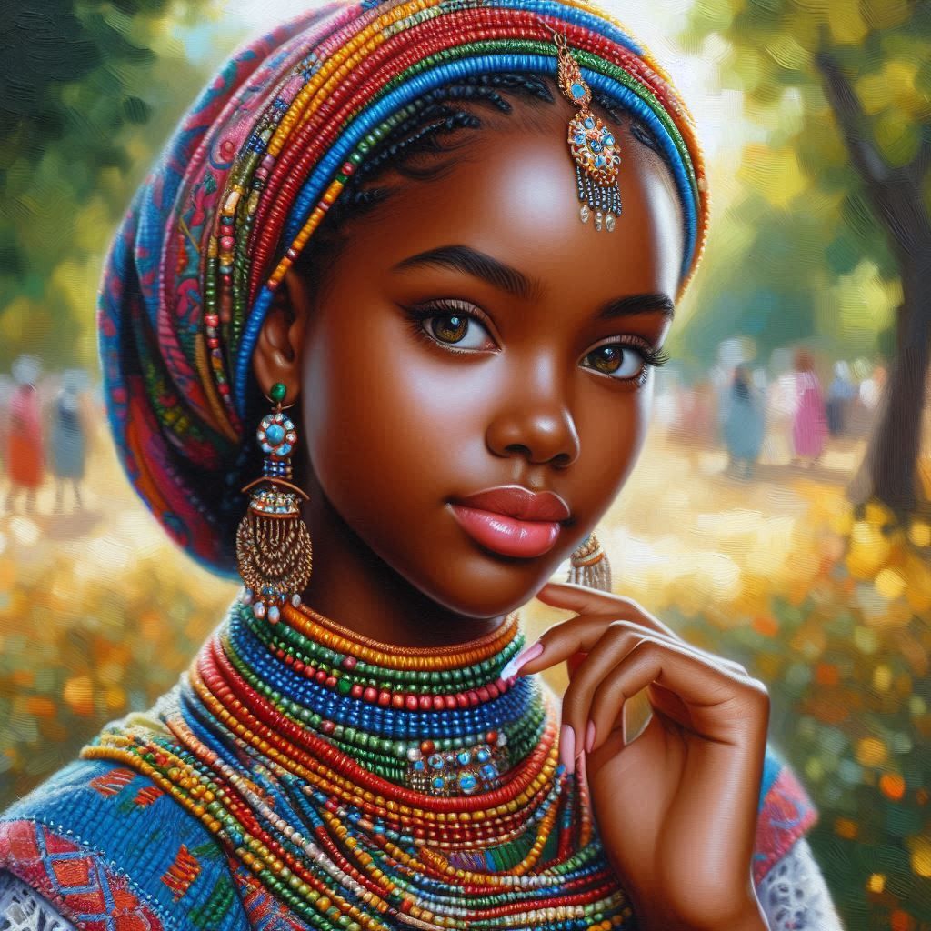 African girl