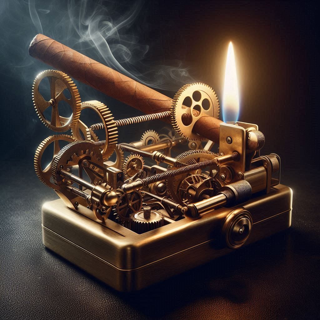 Overcomplicated Cigar Lighter 4