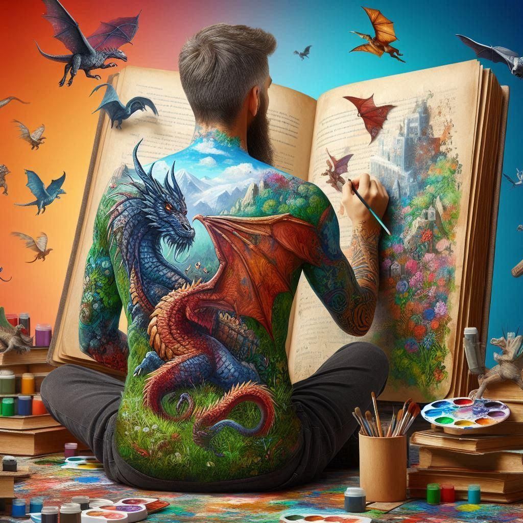 The Artist Creating The Story