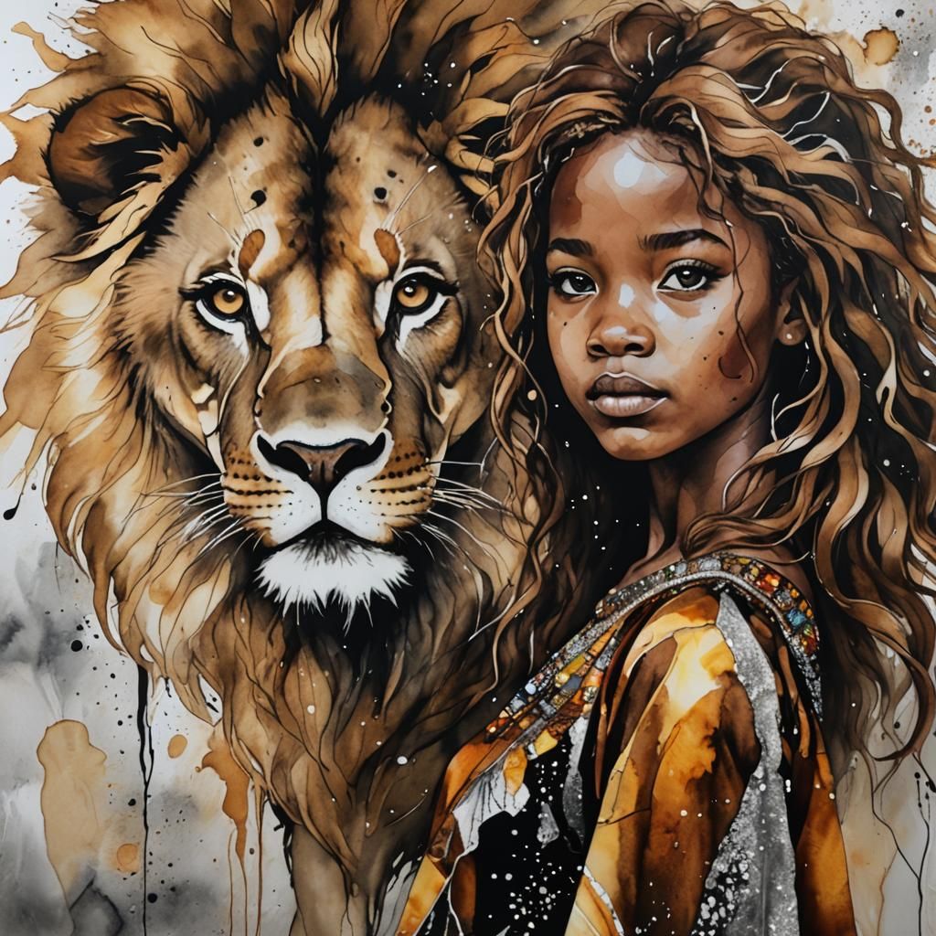Lereese et son lion