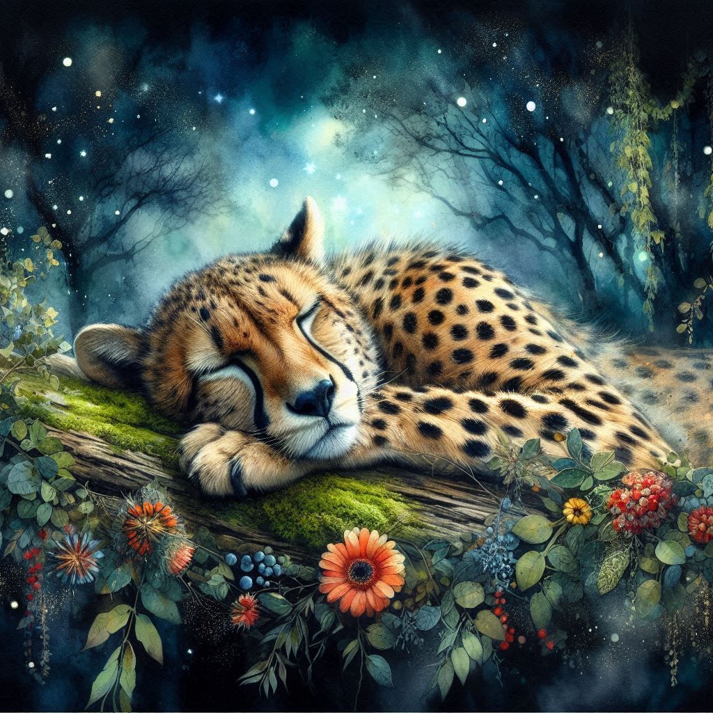 Sleepy Cheetah