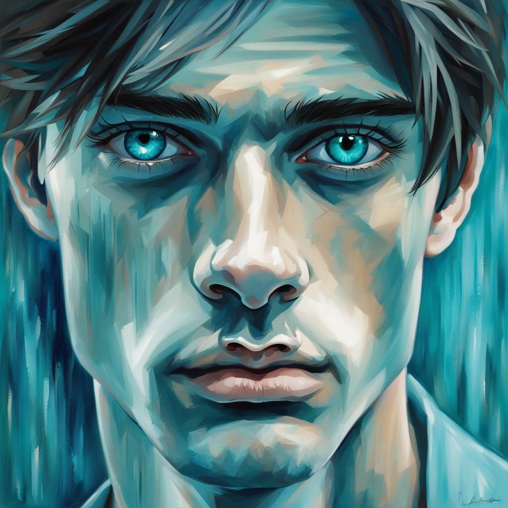 Feeling blue - AI Generated Artwork - NightCafe Creator