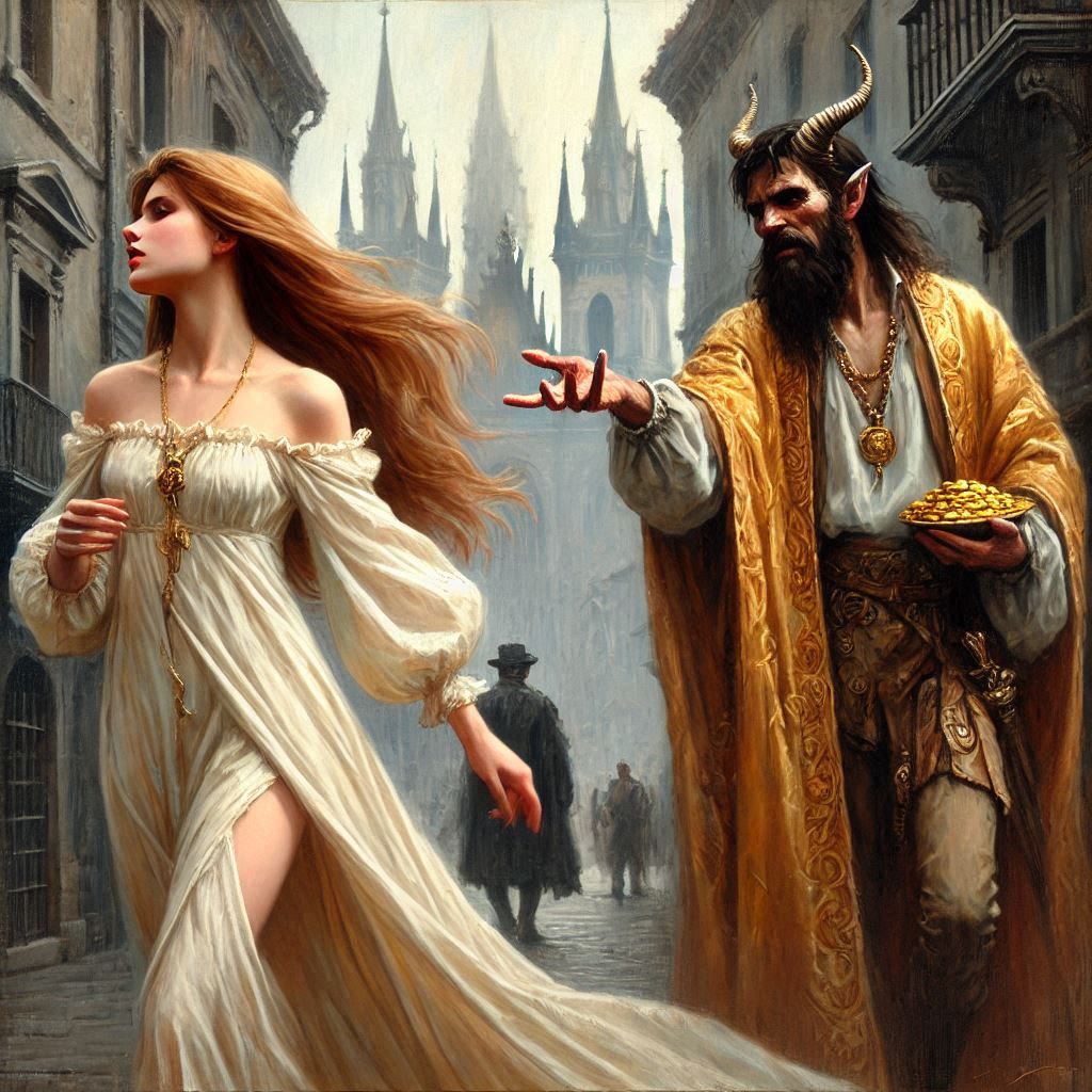 Though the devil tempts me and tries to turn me around