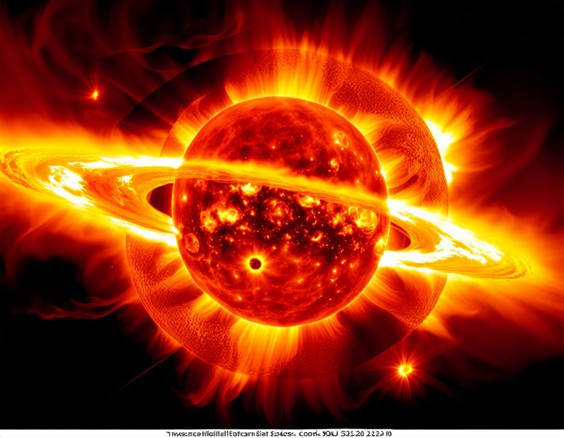 Beautifully depicted Coronal mass ejection and solar flares on the ...