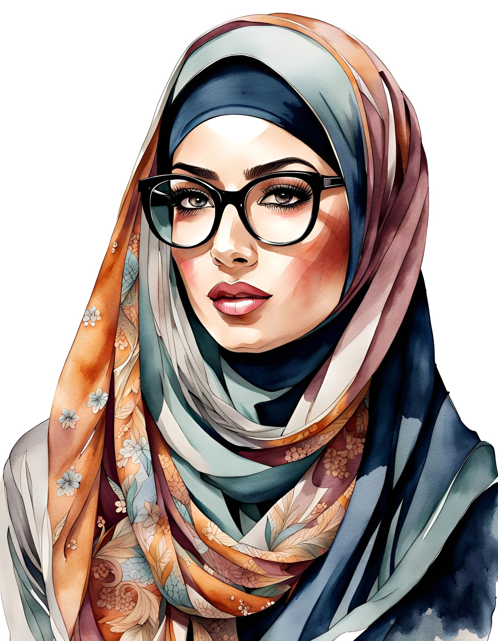 Beautiful Hijabi 👑🧕 - AI Generated Artwork - NightCafe Creator