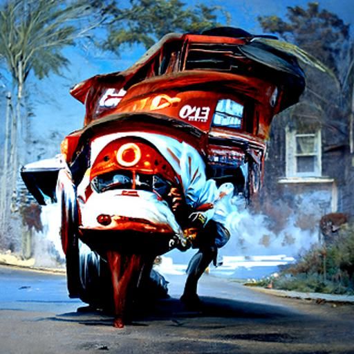Rolling down the street smoking endo