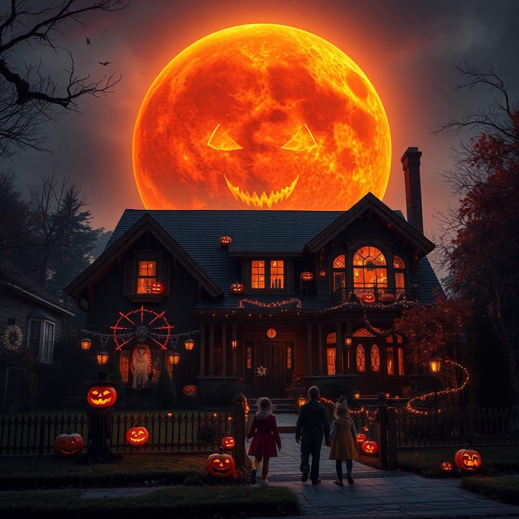 Halloween Moon   by @BlueHarv