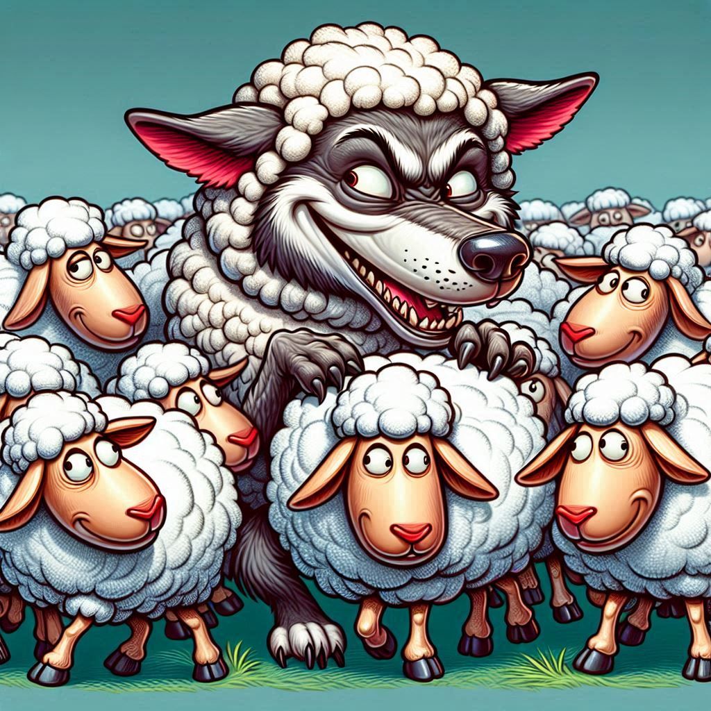 Wolf in sheep's clothing