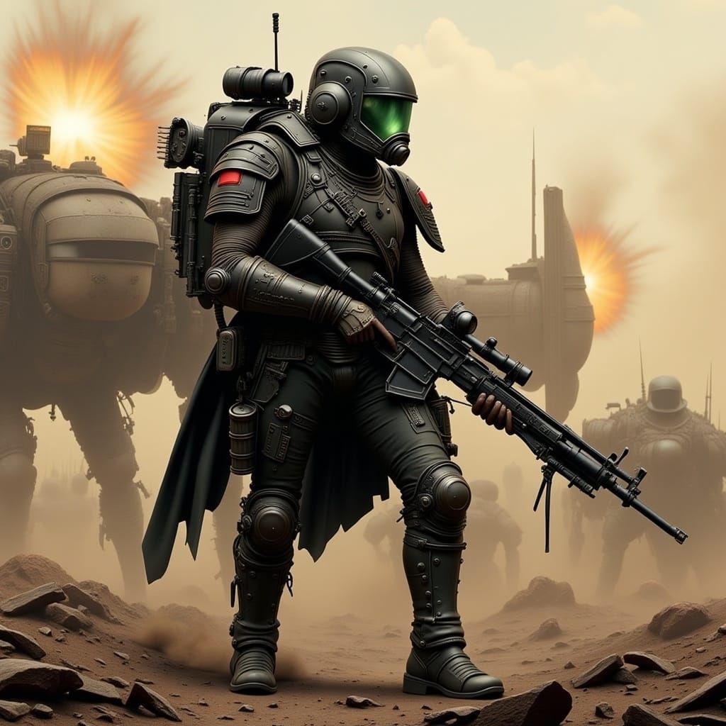  <lora:Warrior:1.0>mercenary combat