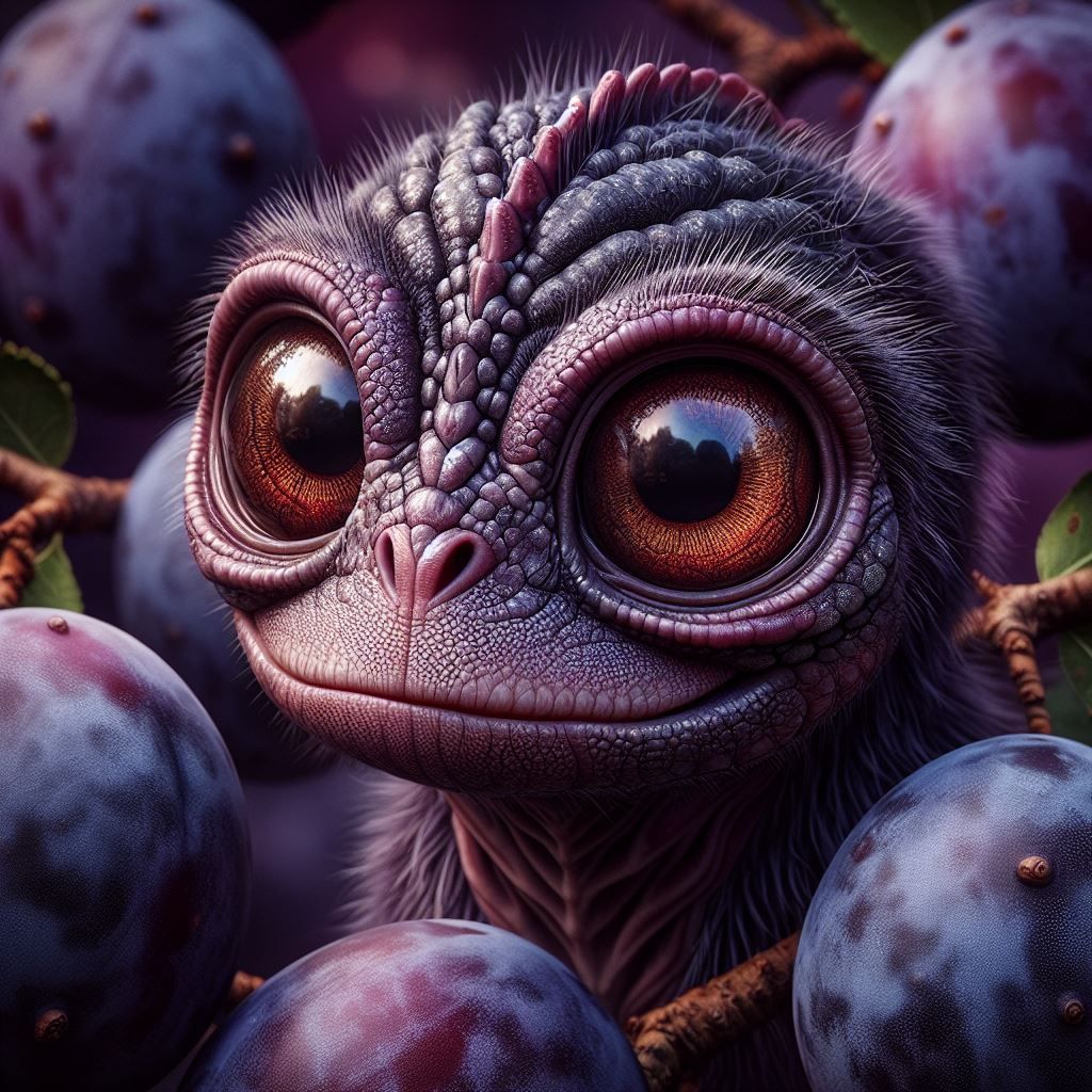 Fruit Creatures : Plum